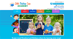 Desktop Screenshot of littlethinkingcapsacademy.com